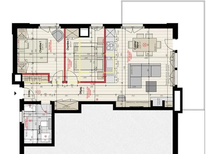 Apartamento Le Rouge Superb 3-room Near Slopes & Ski-lift Verbier