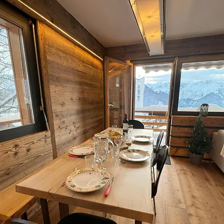 公寓 Le Rouge Superb 3-room Near Slopes & Ski-lift