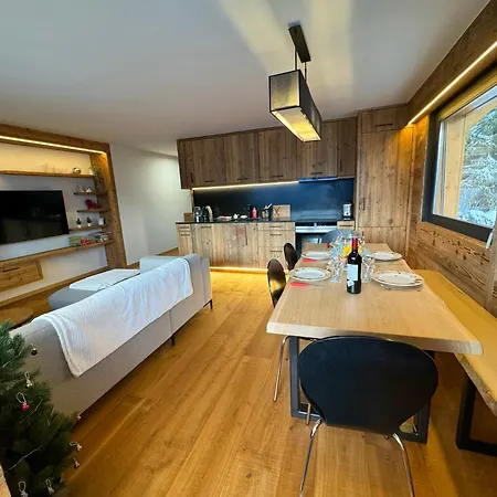 公寓 Le Rouge Superb 3-room Near Slopes & Ski-lift 韦尔比耶